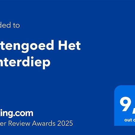 Buitengoed Het Achterdiep Ter Apel エクステリア 写真
